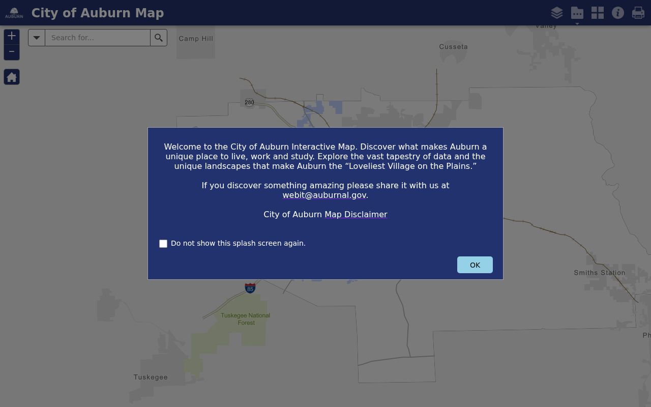 Auburn property and GIS information