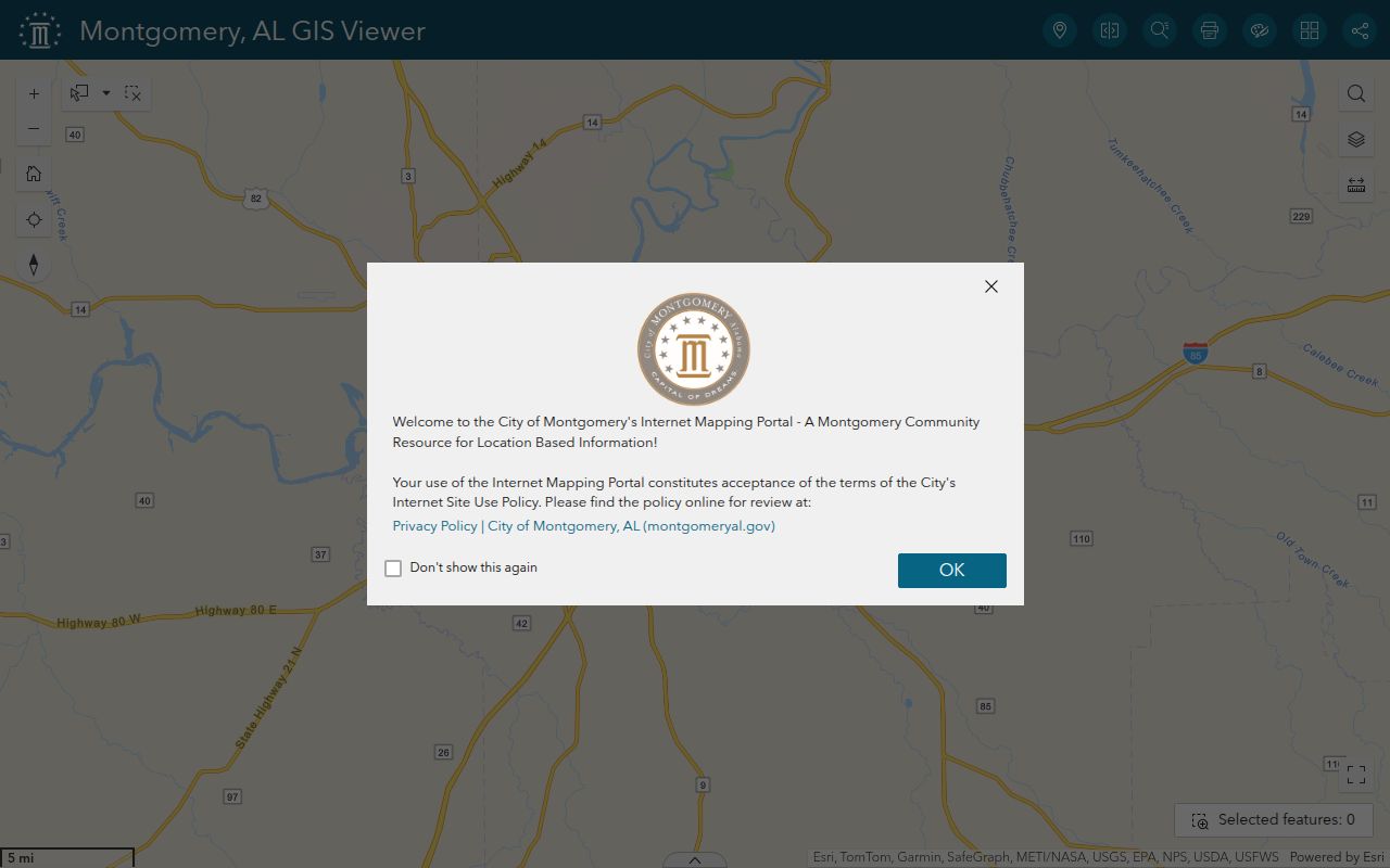 Montgomery property and GIS information