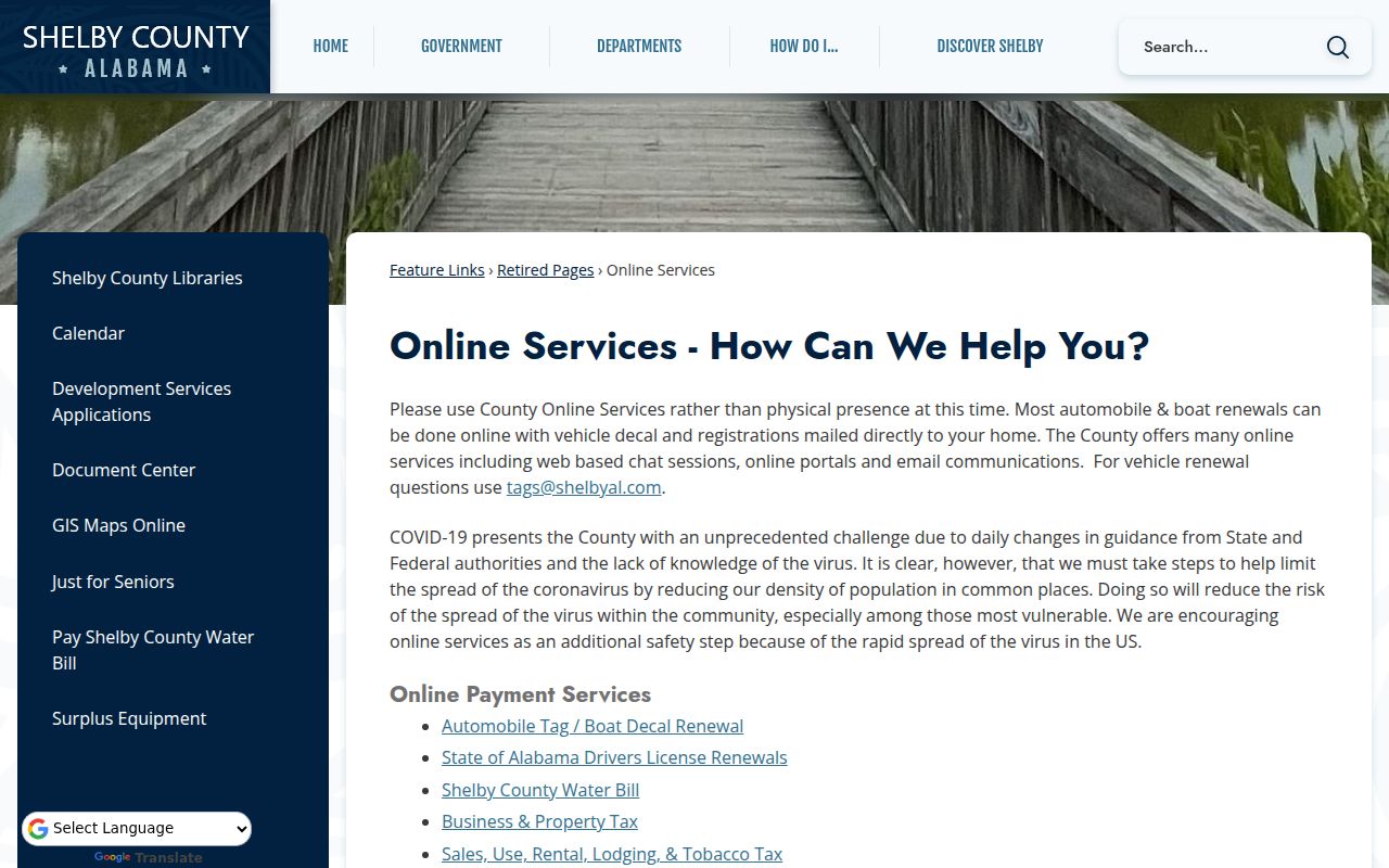 Shelby County Probate Court records page