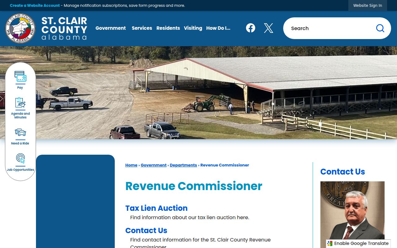 St. Clair County Probate Court records page